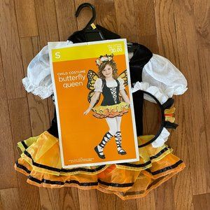 Butterfly Queen Costume for Girls Halloween or Role Play - Girls Small (NWT)